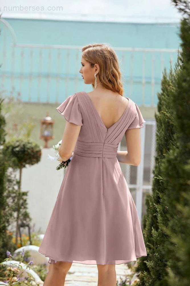 Knee Length Homecoming Dresses Formal Cocktail Prom Gown 28013 by numbersea
