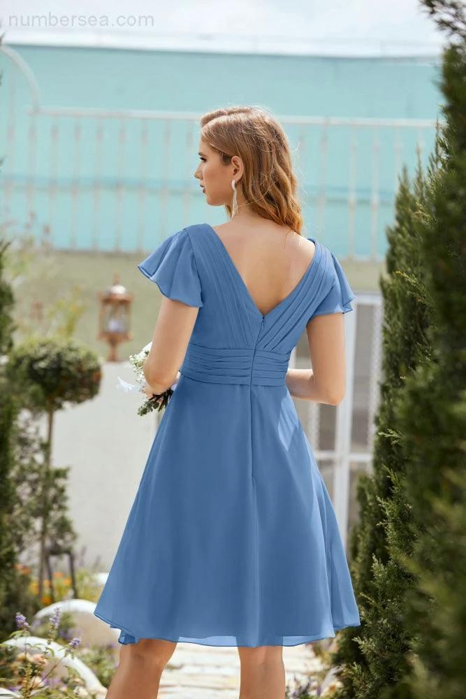 Knee Length Homecoming Dresses Formal Cocktail Prom Gown 28013 by numbersea