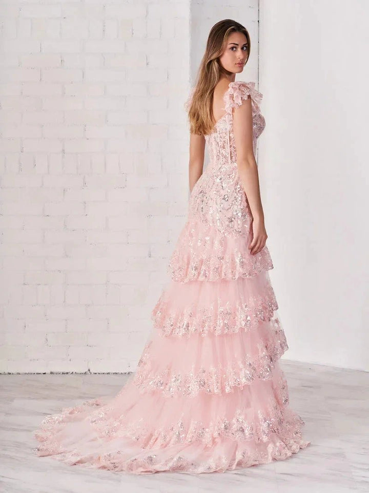 Kennedy | Sheath Off the Shoulder Long Prom Dress (Lace-up Back) by KissProm
