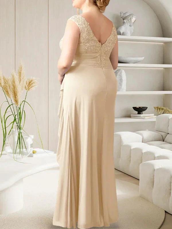 Champagne A-Line Sweetheart Neckline Pleated Mesh Dress by Dreamylily