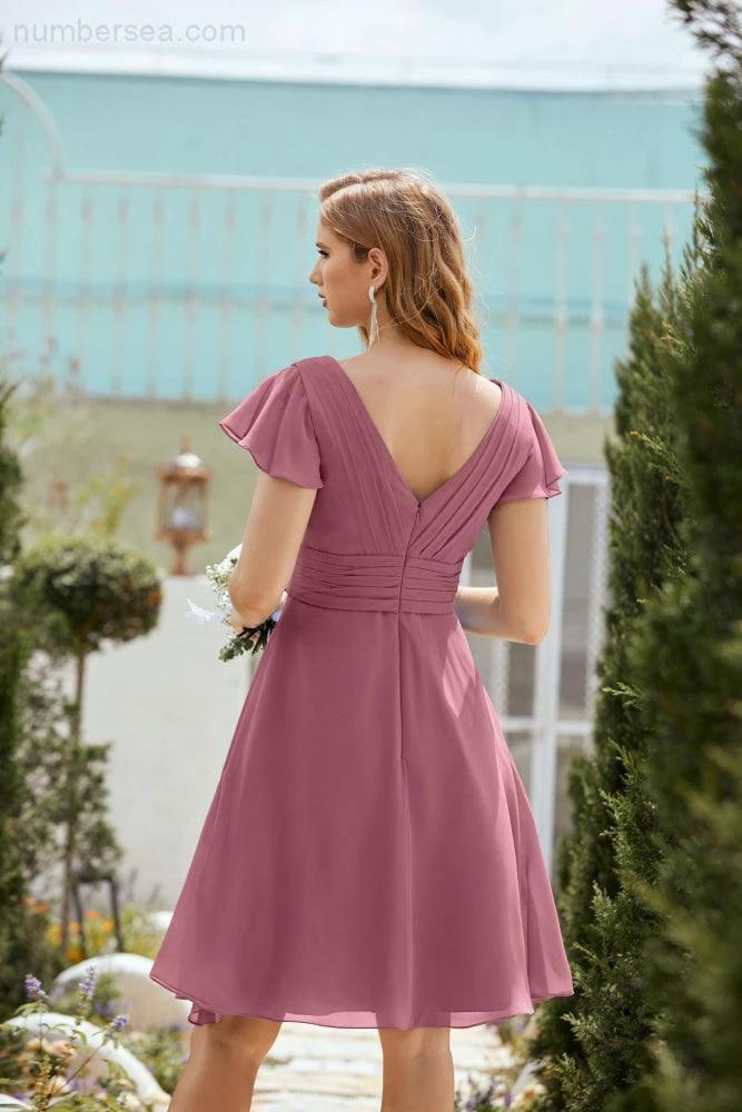 Knee Length Homecoming Dresses Formal Cocktail Prom Gown 28013 by numbersea