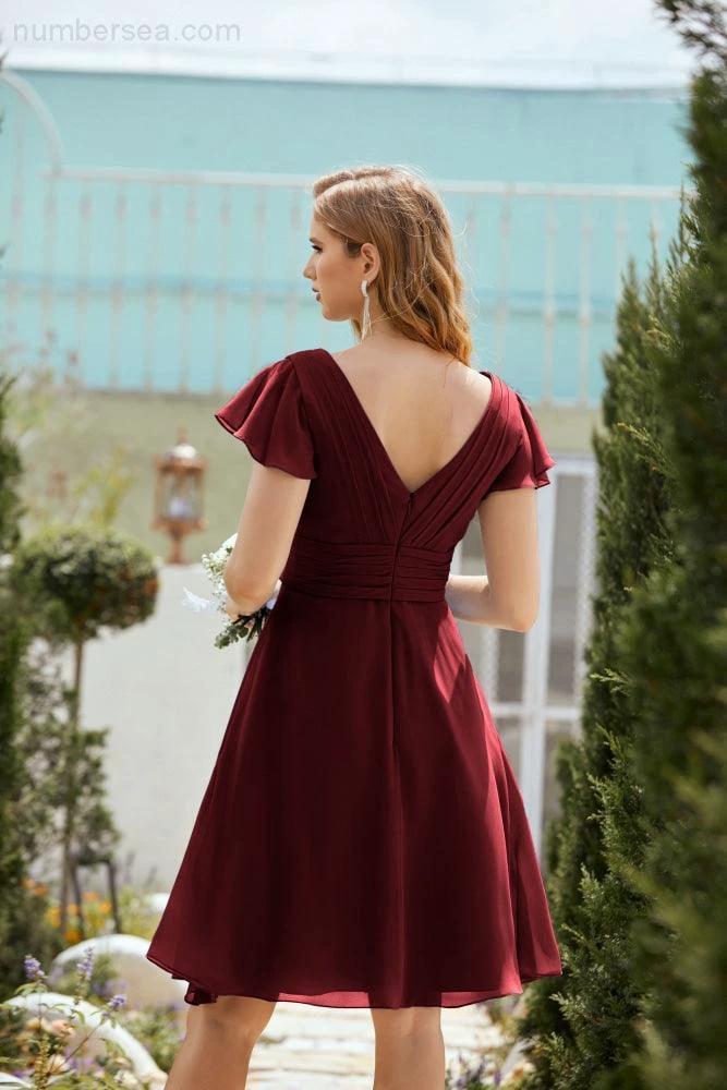 Knee Length Homecoming Dresses Formal Cocktail Prom Gown 28013 by numbersea