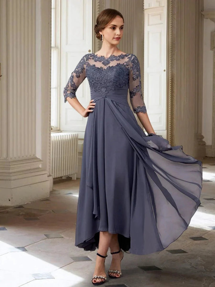 A-Line/Princess Long Sleeves Mother of the Bride Dresses with Applique by Dreamylily
