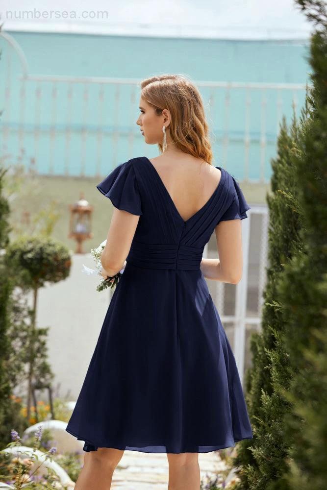 Knee Length Homecoming Dresses Formal Cocktail Prom Gown 28013 by numbersea