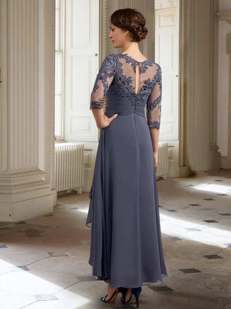 A-Line/Princess Long Sleeves Mother of the Bride Dresses with Applique by Dreamylily
