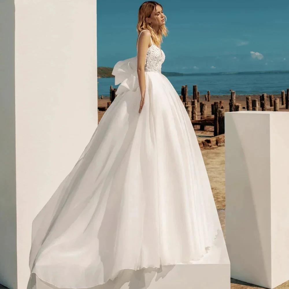 A-Line Bohemian Wedding Dresses Women&