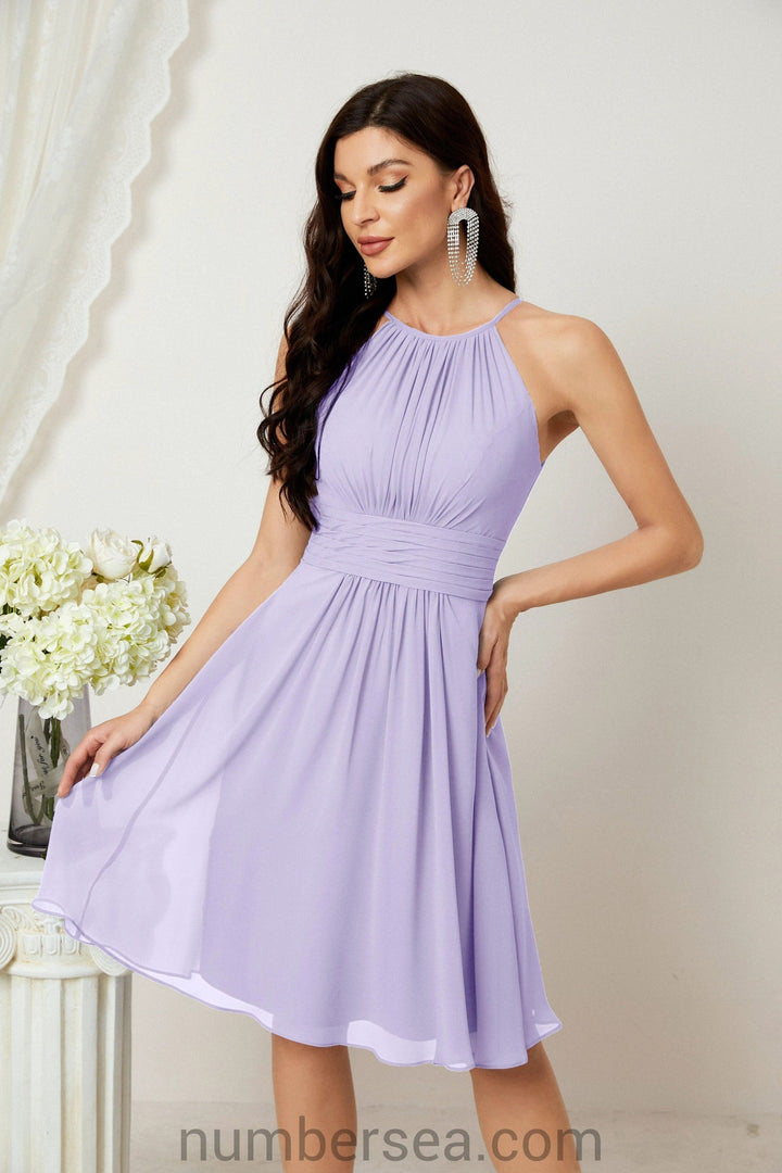 Halter Homecoming Dresses Formal Evening Party Cocktail Dress 28011 by numbersea