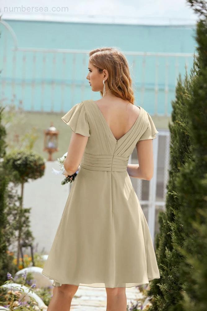 Knee Length Homecoming Dresses Formal Cocktail Prom Gown 28013 by numbersea