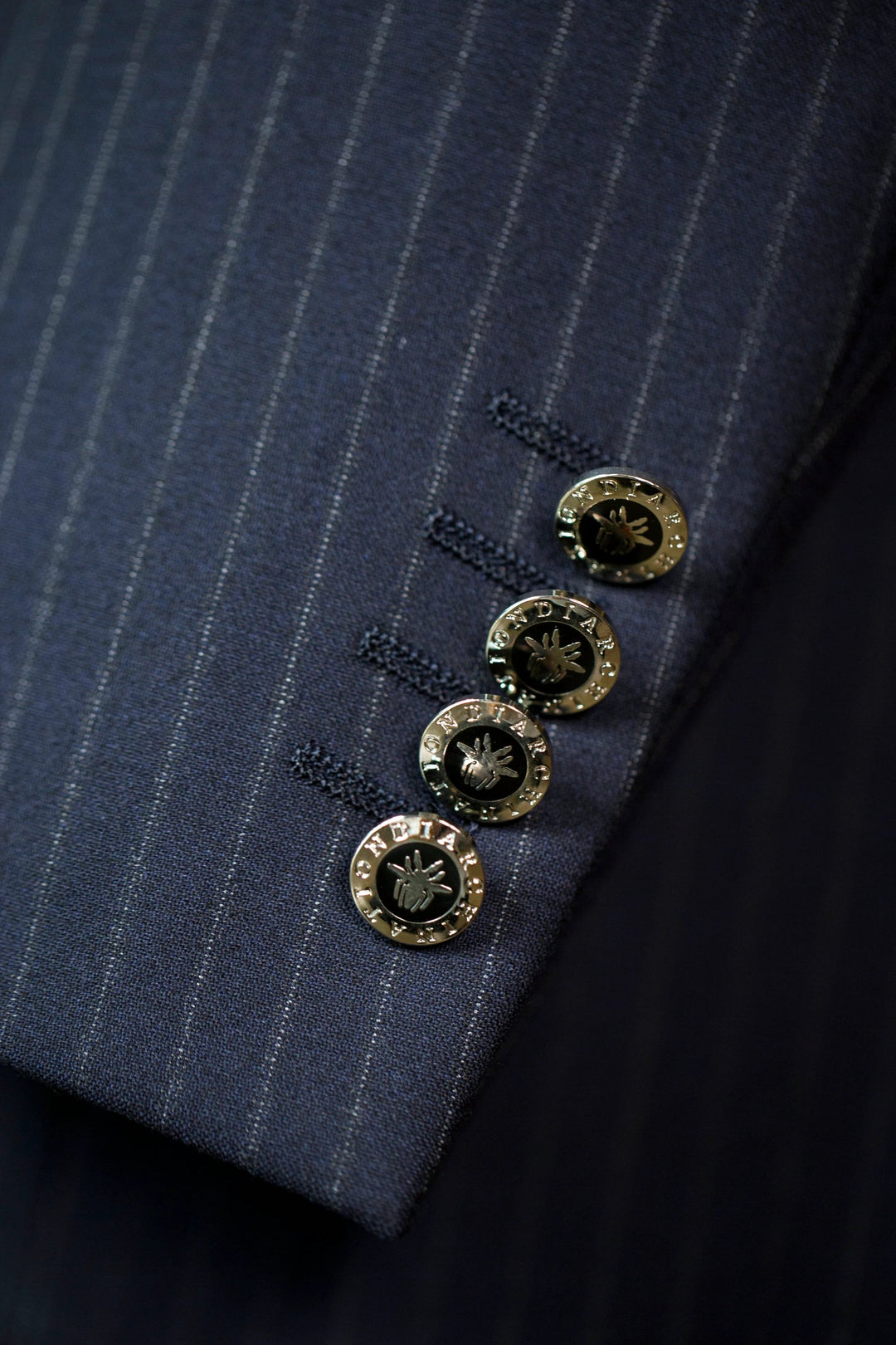 Double-Breasted Pinstripe Wool Suit | Tailored Formal Groom &amp; Business Suit by 男装