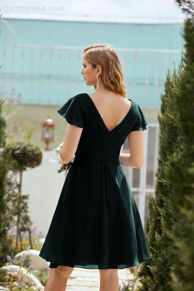 Knee Length Homecoming Dresses Formal Cocktail Prom Gown 28013 by numbersea