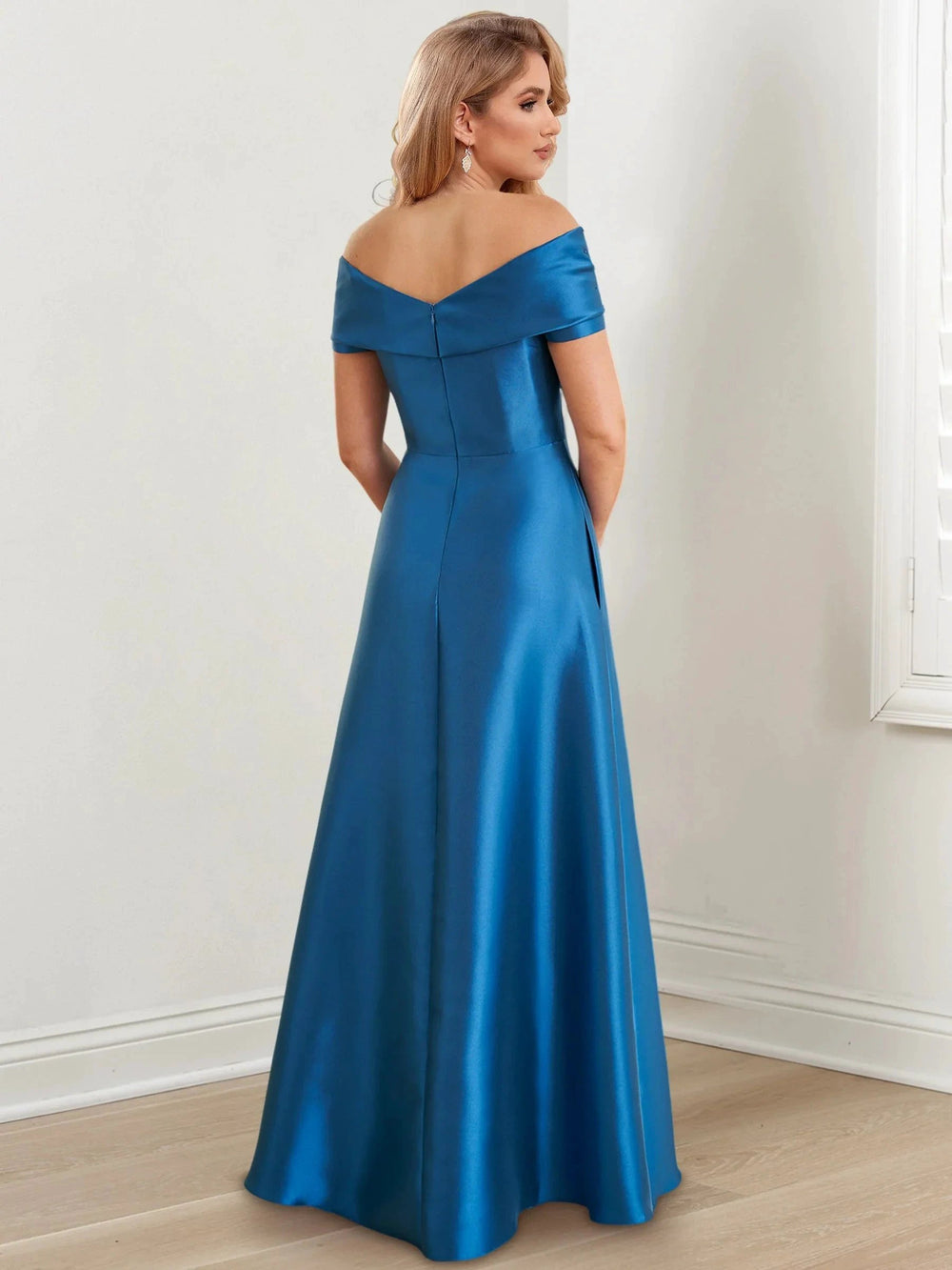 A-Line/Princess Off-the-Shoulder Floor-Length Mother of the Bride Dresses by Dreamylily