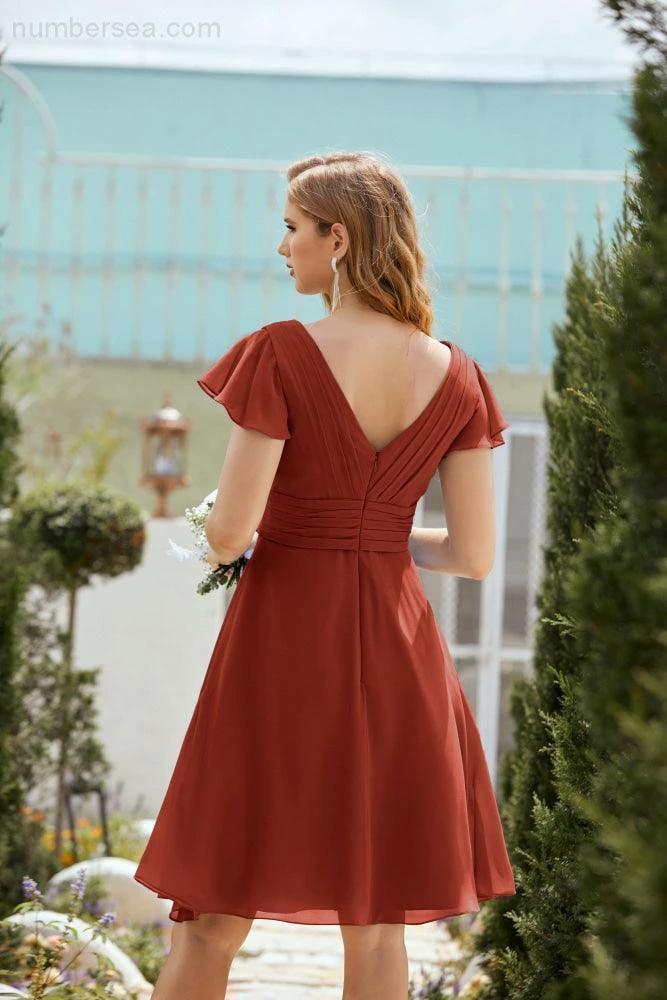 Knee Length Homecoming Dresses Formal Cocktail Prom Gown 28013 by numbersea