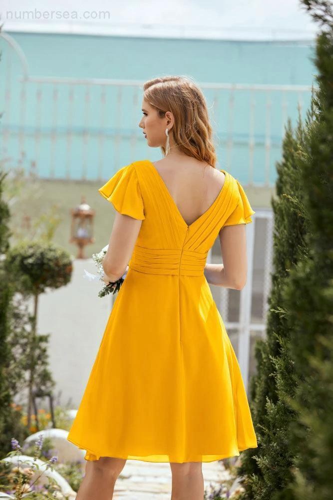 Knee Length Homecoming Dresses Formal Cocktail Prom Gown 28013 by numbersea