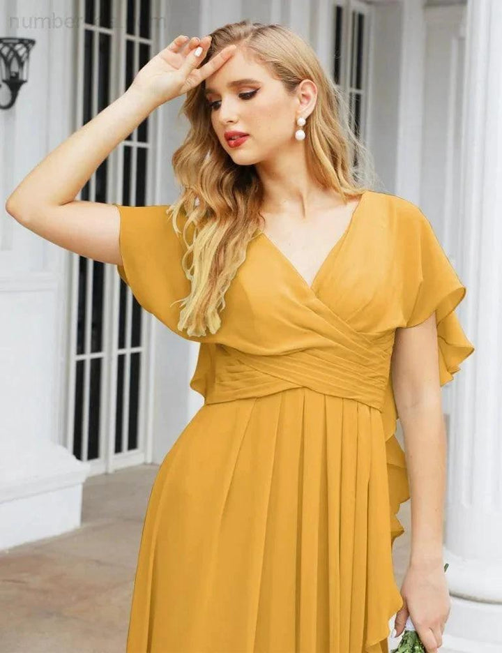 Numbersea Bridesmaid Dresses Backless Formal Prom Gowns for Evening Party Mother of The Bride Dress 28040 by numbersea