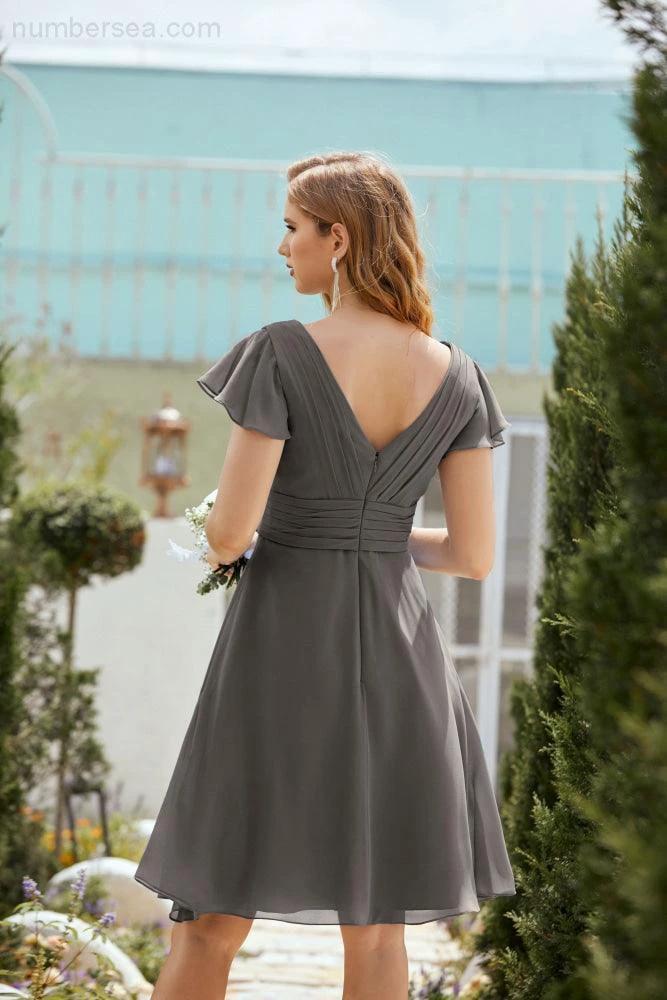 Knee Length Homecoming Dresses Formal Cocktail Prom Gown 28013 by numbersea
