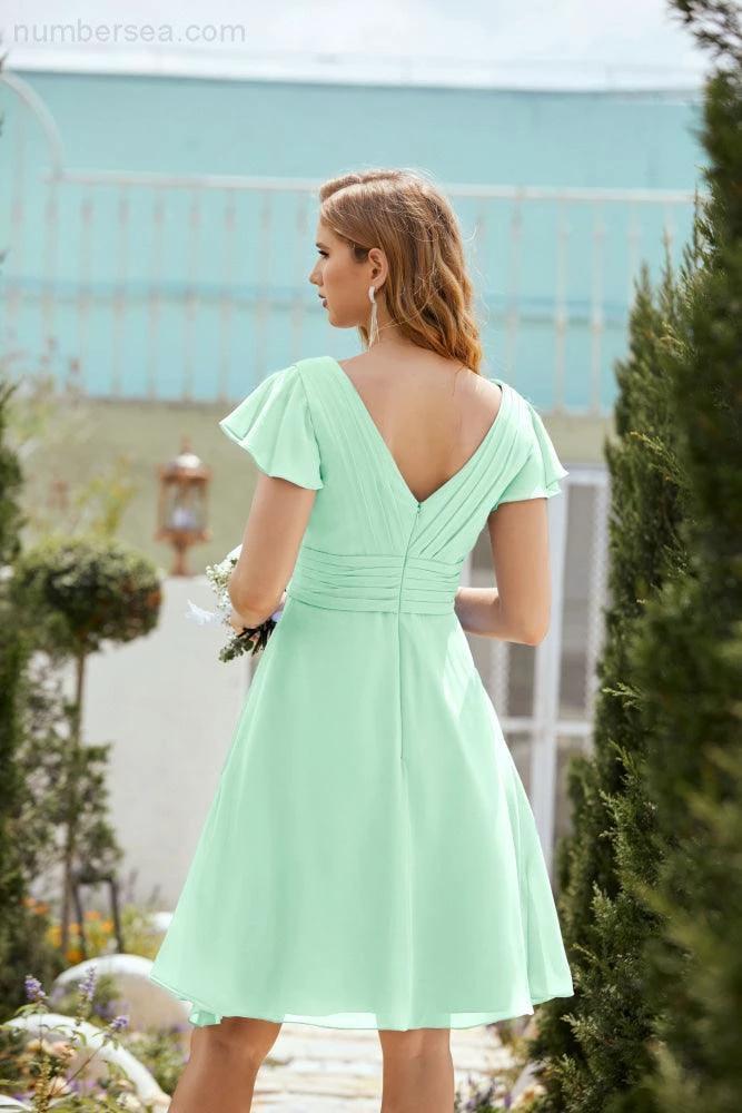 Knee Length Homecoming Dresses Formal Cocktail Prom Gown 28013 by numbersea
