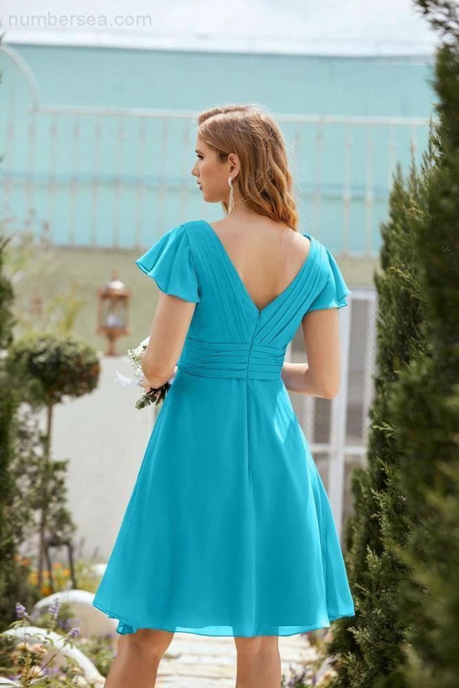 Knee Length Homecoming Dresses Formal Cocktail Prom Gown 28013 by numbersea
