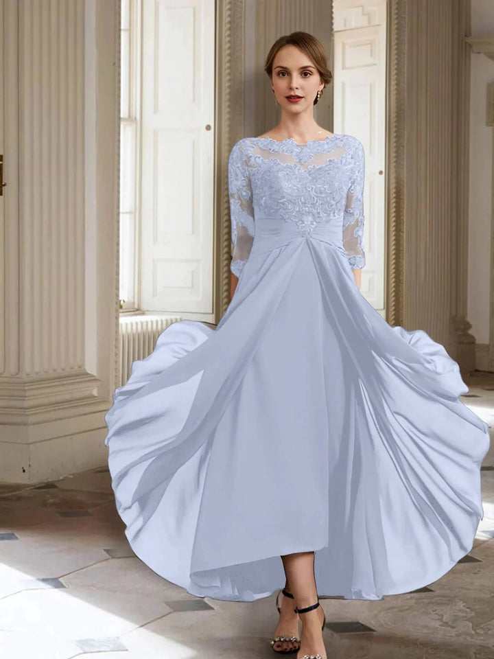 A-Line/Princess Long Sleeves Mother of the Bride Dresses with Applique by Dreamylily