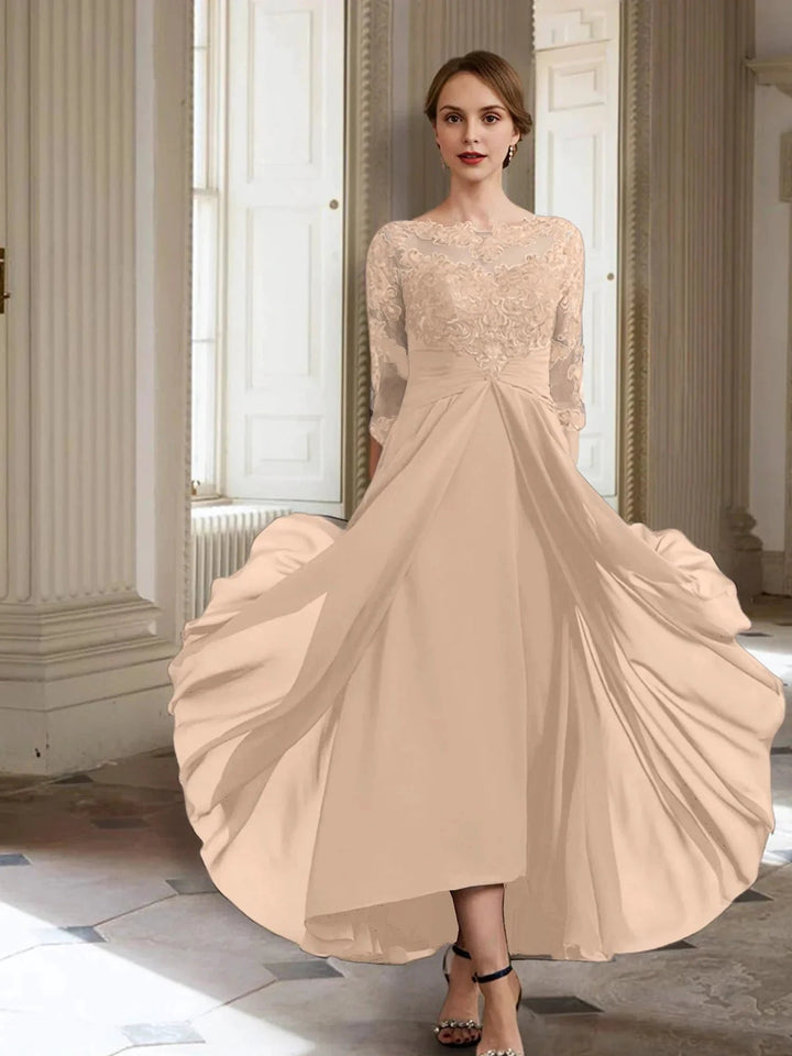 A-Line/Princess Long Sleeves Mother of the Bride Dresses with Applique by Dreamylily