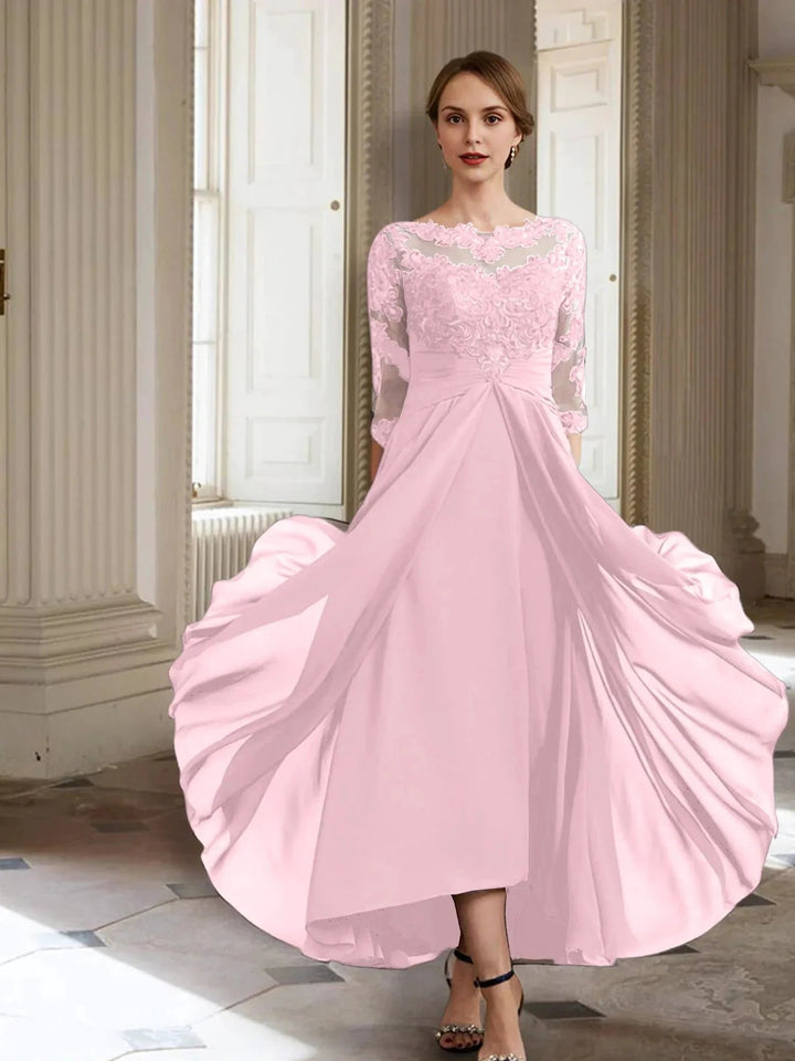 A-Line/Princess Long Sleeves Mother of the Bride Dresses with Applique by Dreamylily