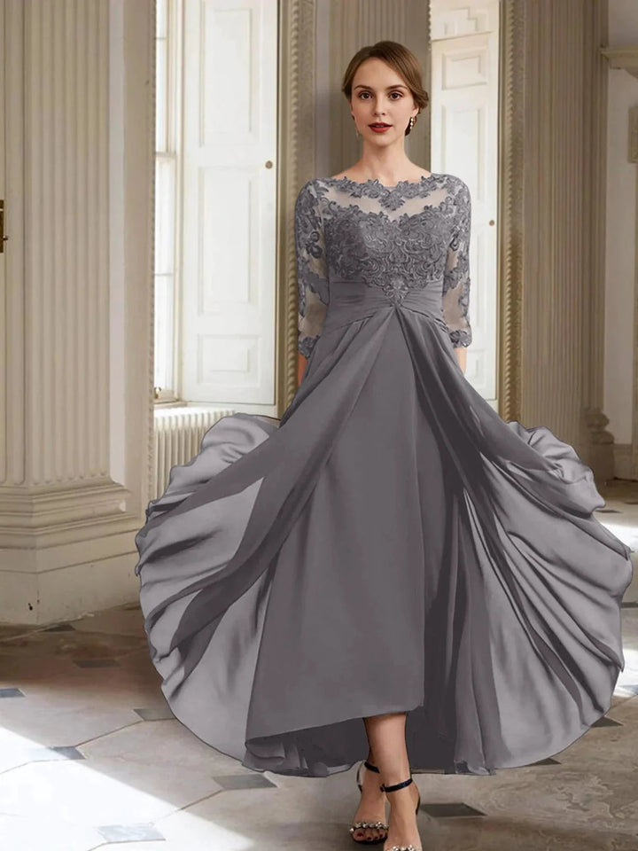 A-Line/Princess Long Sleeves Mother of the Bride Dresses with Applique by Dreamylily