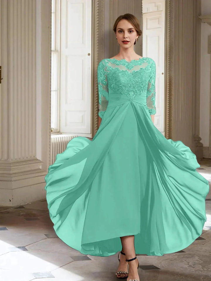 A-Line/Princess Long Sleeves Mother of the Bride Dresses with Applique by Dreamylily