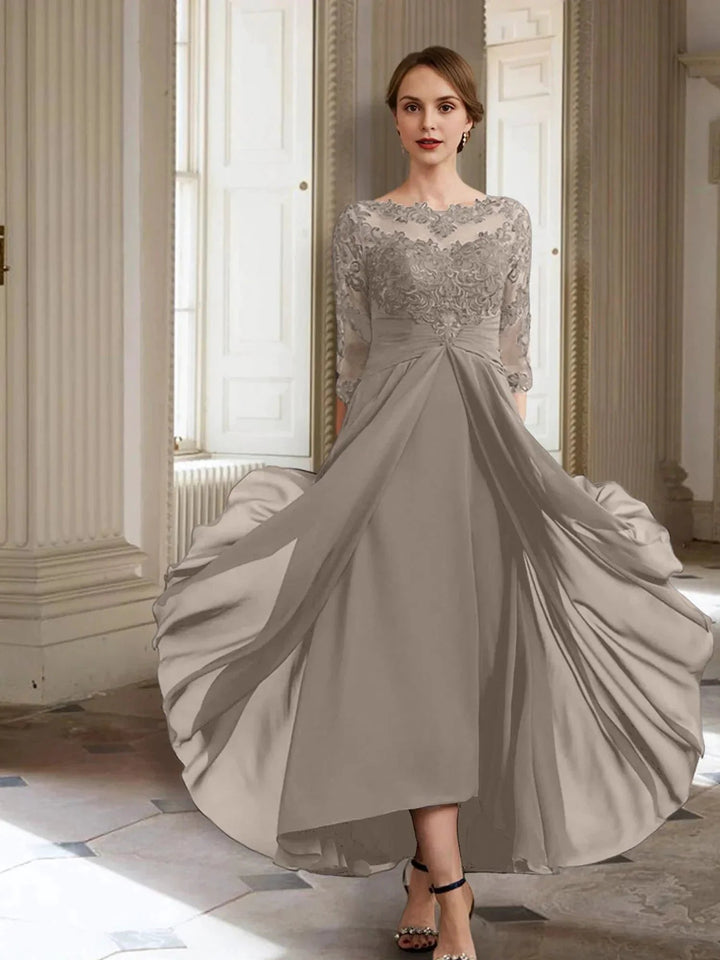 A-Line/Princess Long Sleeves Mother of the Bride Dresses with Applique by Dreamylily