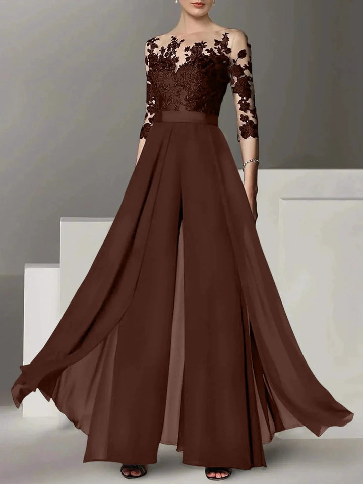 A-Line/Princess Mother of the Bride Dresses with Applique by Dreamylily