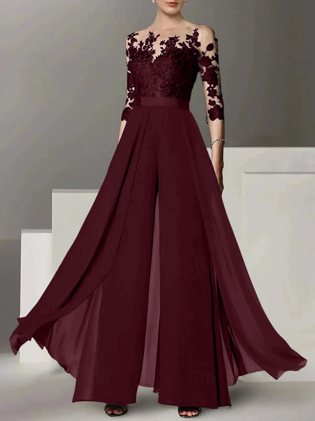 A-Line/Princess Mother of the Bride Dresses with Applique by Dreamylily