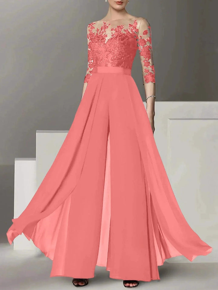 A-Line/Princess Mother of the Bride Dresses with Applique by Dreamylily