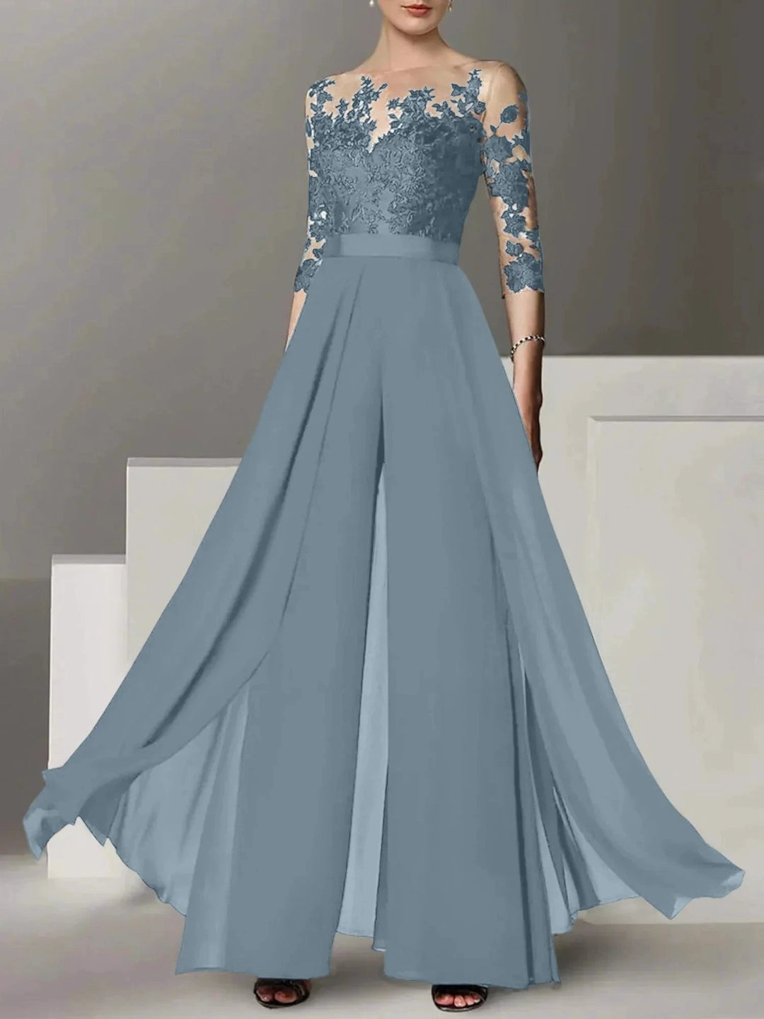 A-Line/Princess Mother of the Bride Dresses with Applique by Dreamylily