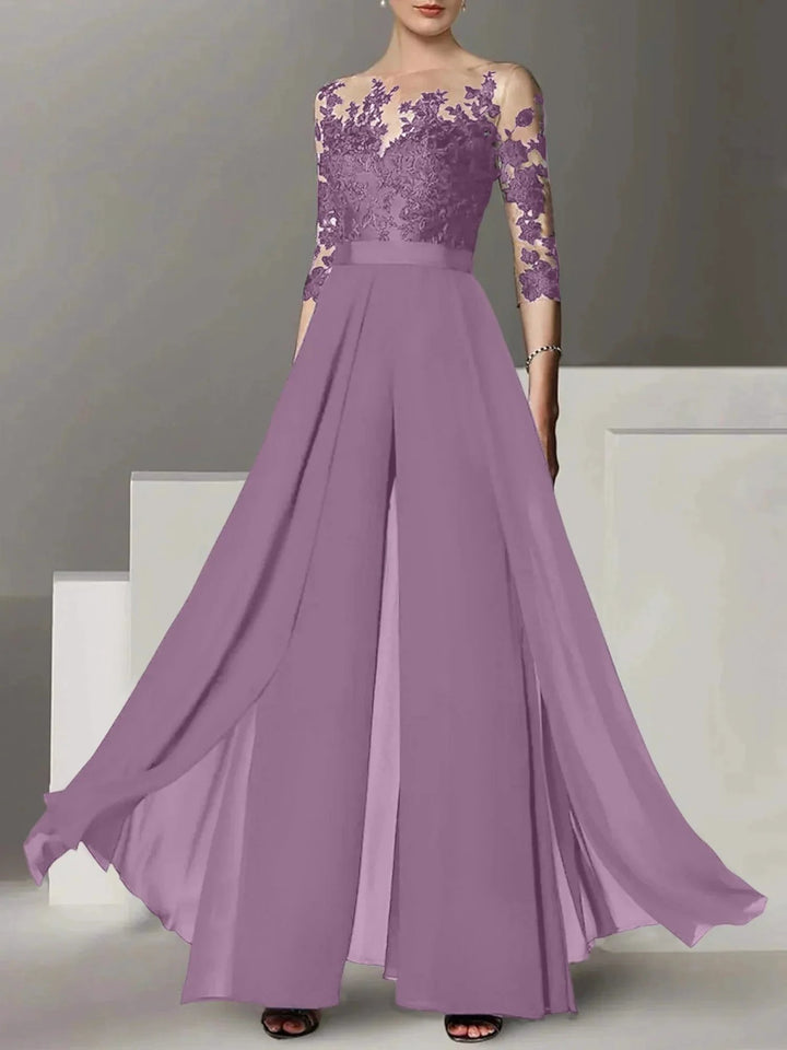 A-Line/Princess Mother of the Bride Dresses with Applique by Dreamylily