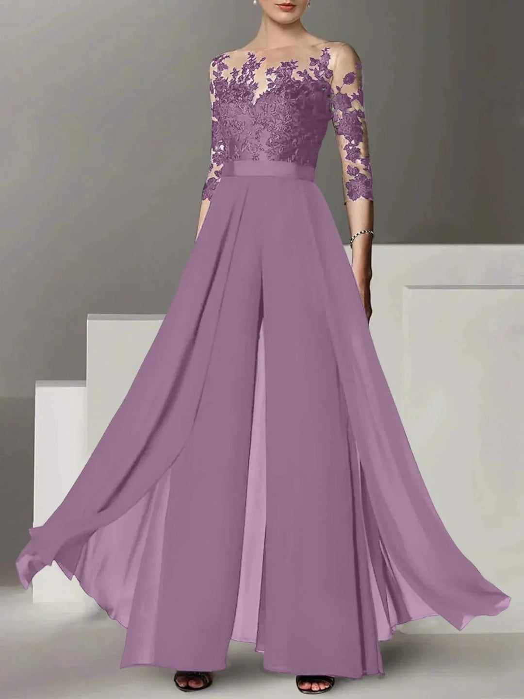 A-Line/Princess Mother of the Bride Dresses with Applique by Dreamylily