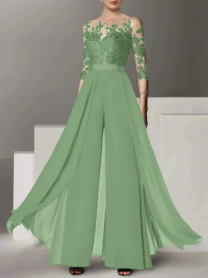 A-Line/Princess Mother of the Bride Dresses with Applique by Dreamylily