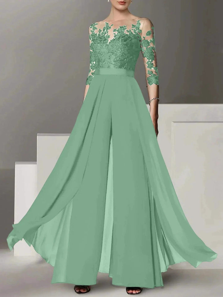 A-Line/Princess Mother of the Bride Dresses with Applique by Dreamylily