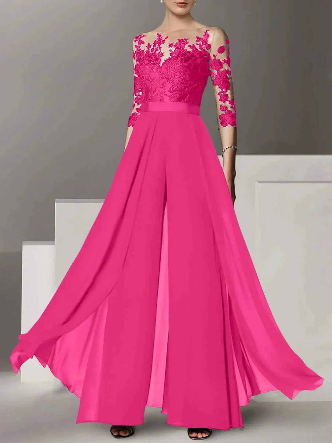 A-Line/Princess Mother of the Bride Dresses with Applique by Dreamylily