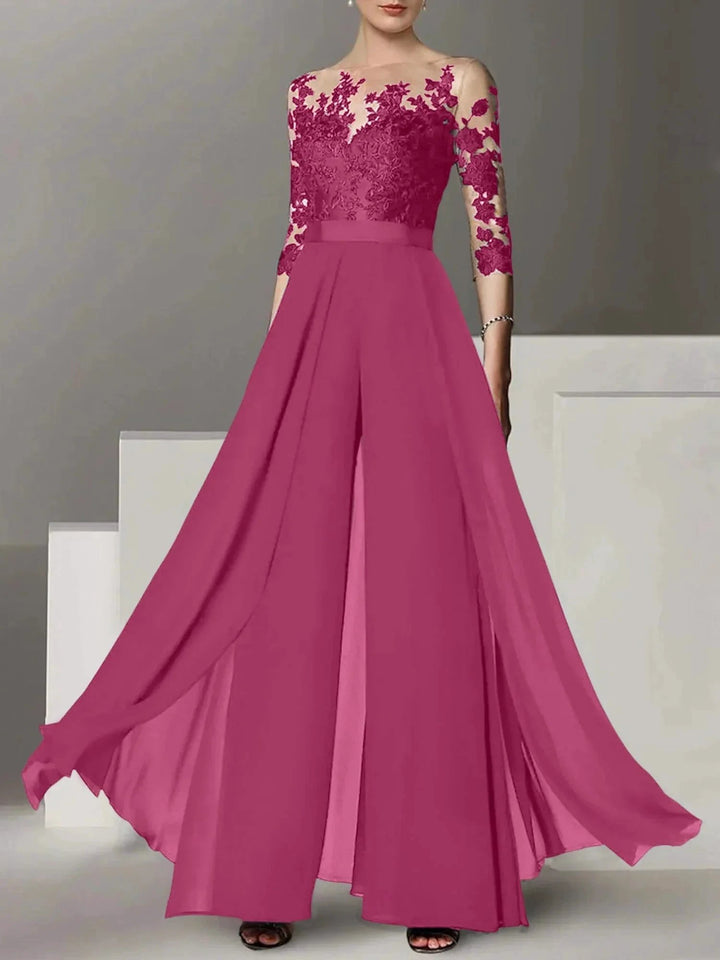 A-Line/Princess Mother of the Bride Dresses with Applique by Dreamylily