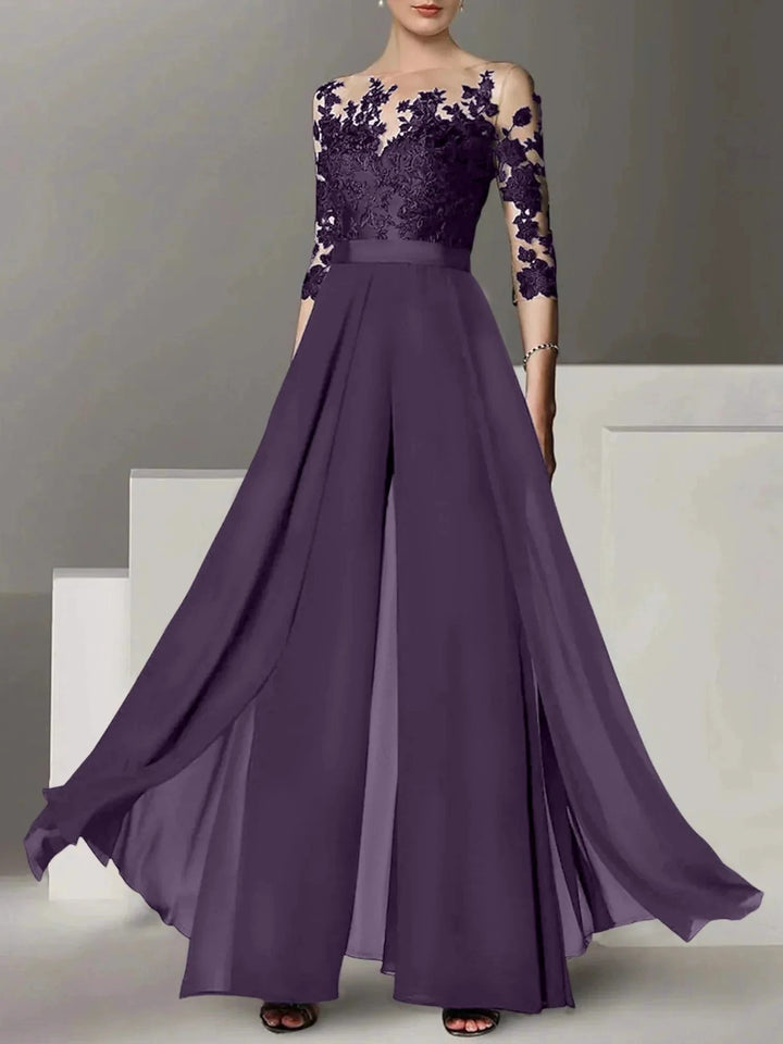 A-Line/Princess Mother of the Bride Dresses with Applique by Dreamylily