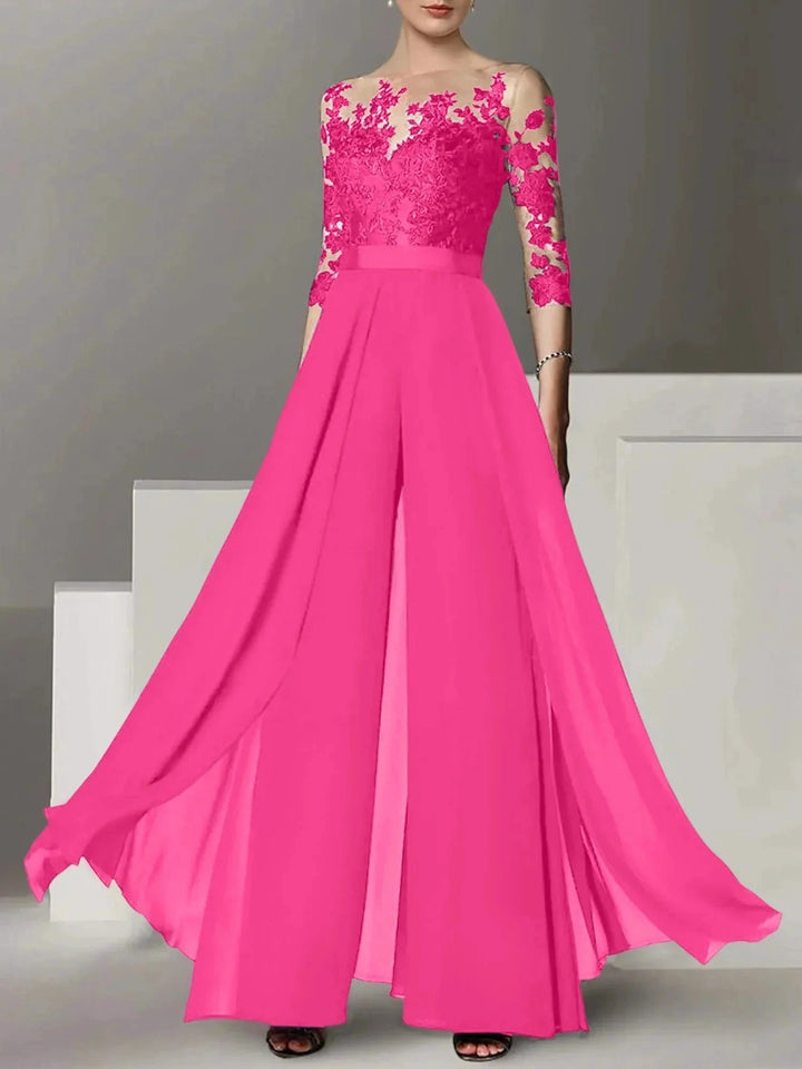 A-Line/Princess Mother of the Bride Dresses with Applique by Dreamylily