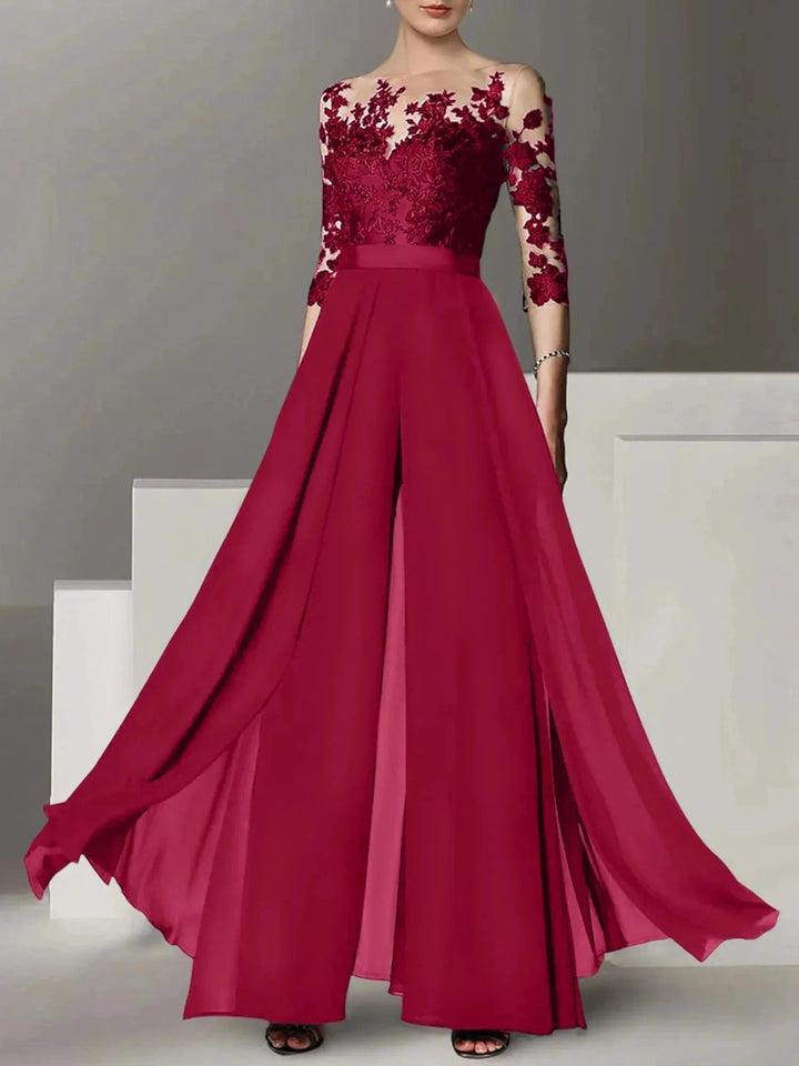 A-Line/Princess Mother of the Bride Dresses with Applique by Dreamylily