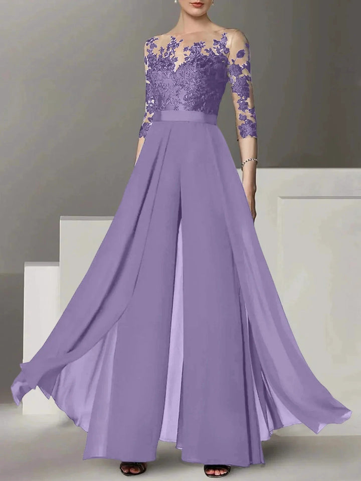 A-Line/Princess Mother of the Bride Dresses with Applique by Dreamylily