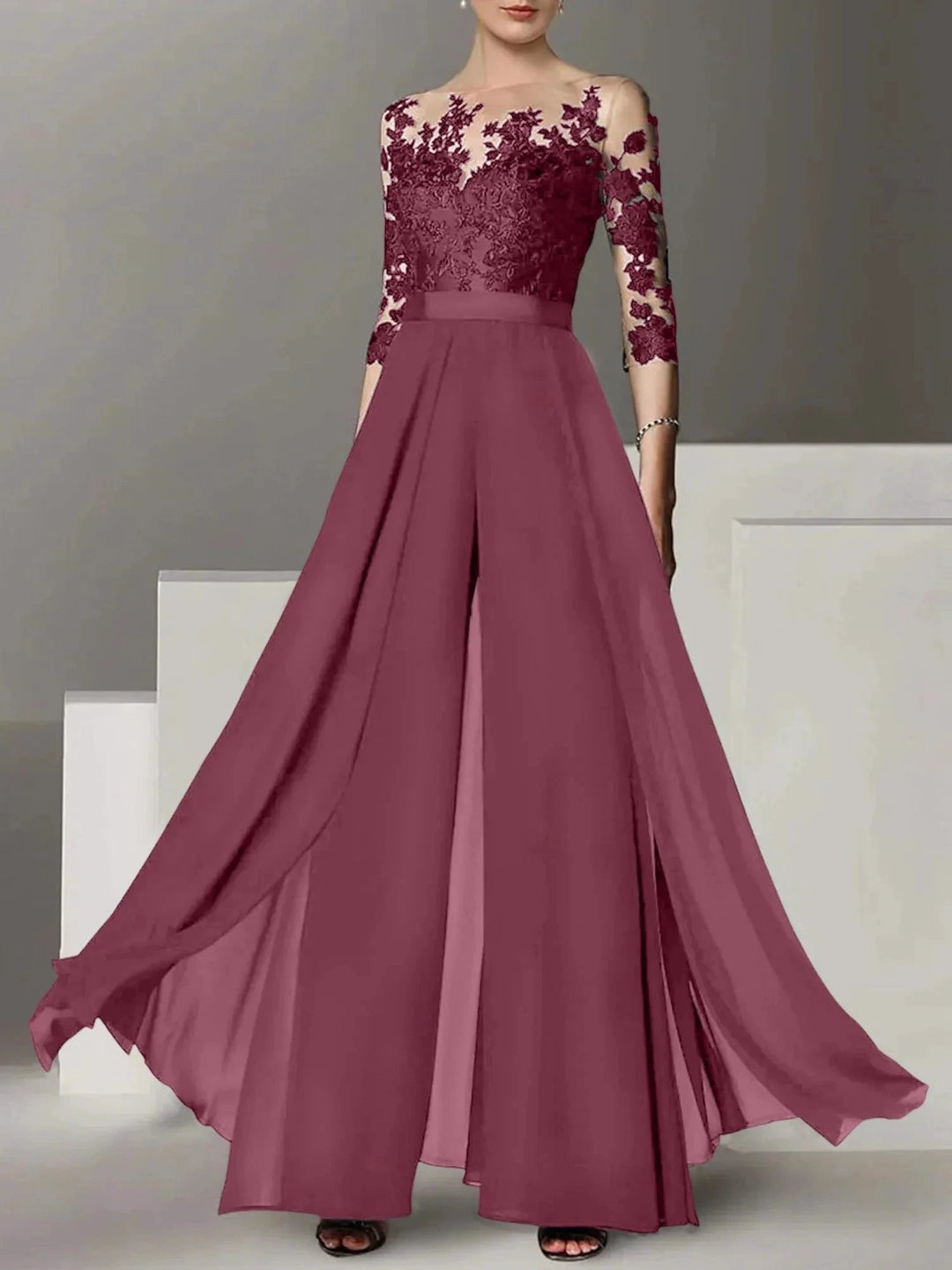 A-Line/Princess Mother of the Bride Dresses with Applique by Dreamylily