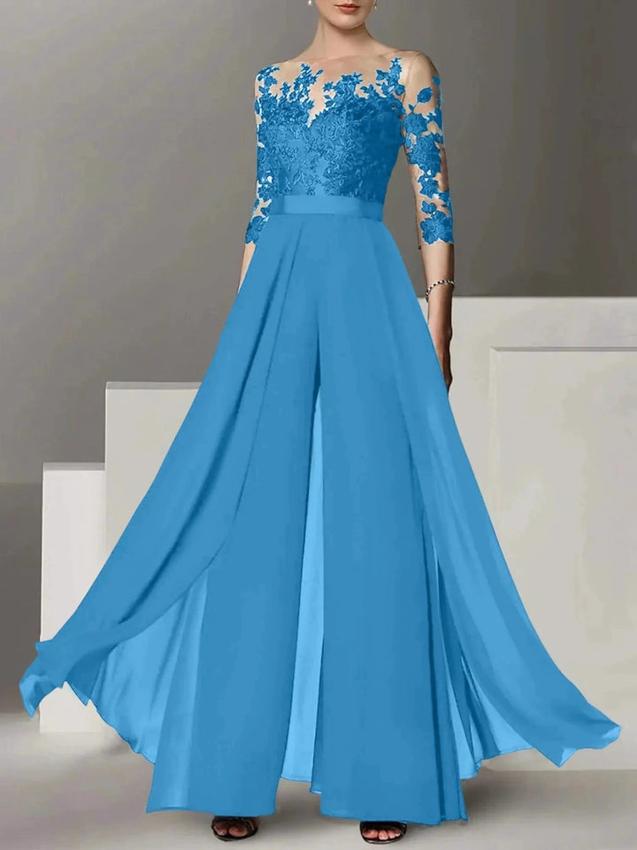 A-Line/Princess Mother of the Bride Dresses with Applique by Dreamylily