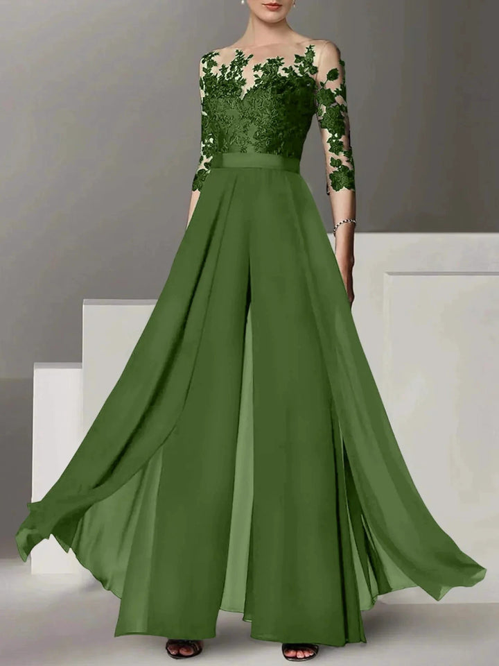A-Line/Princess Mother of the Bride Dresses with Applique by Dreamylily