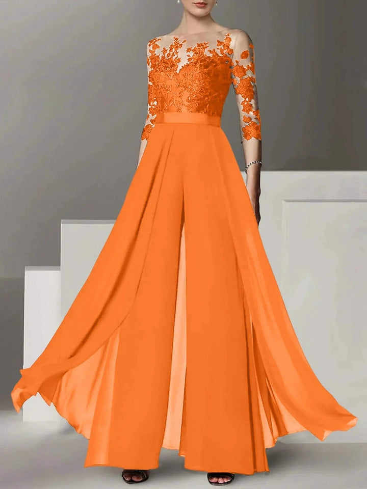 A-Line/Princess Mother of the Bride Dresses with Applique by Dreamylily
