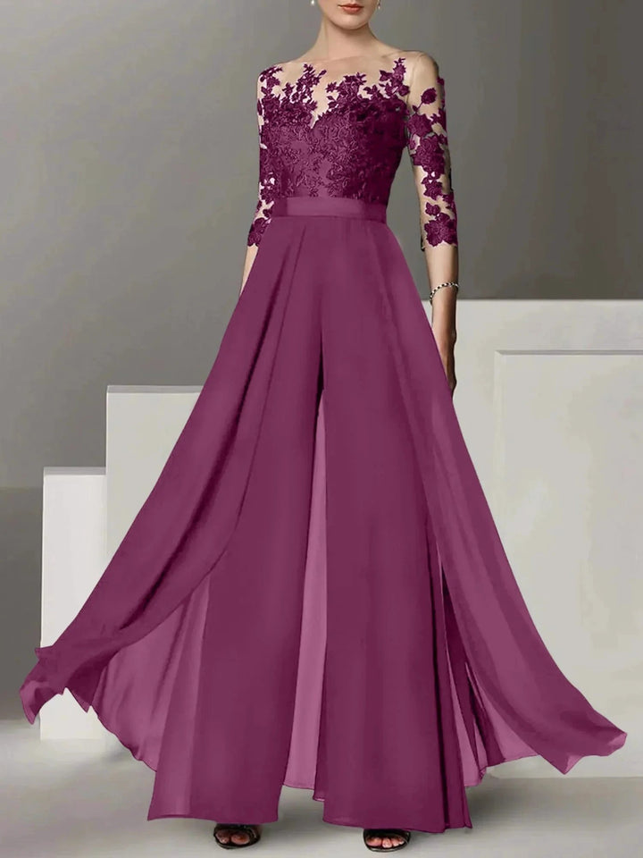 A-Line/Princess Mother of the Bride Dresses with Applique by Dreamylily