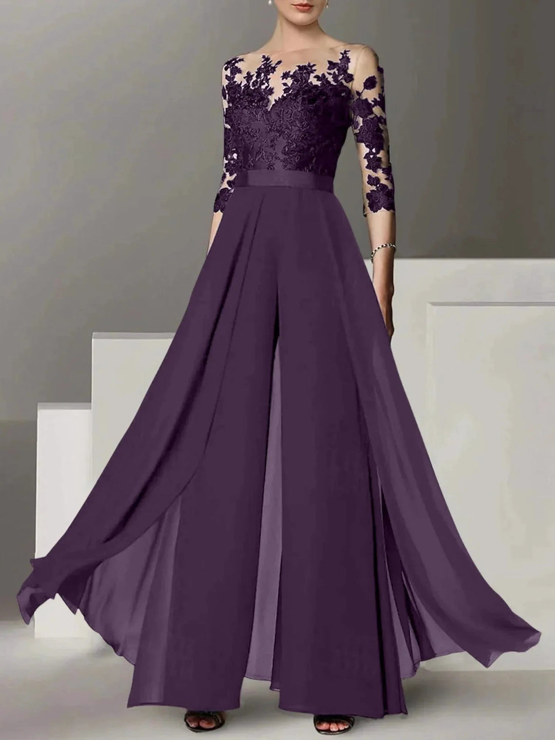 A-Line/Princess Mother of the Bride Dresses with Applique by Dreamylily