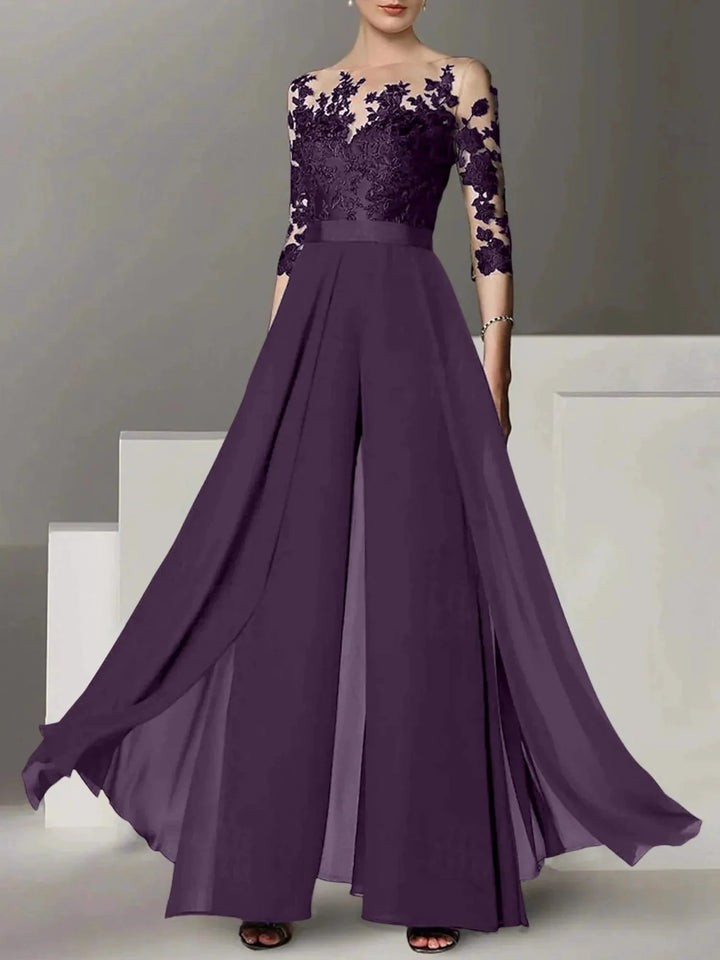 A-Line/Princess Mother of the Bride Dresses with Applique by Dreamylily