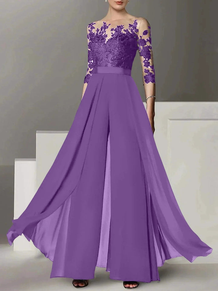 A-Line/Princess Mother of the Bride Dresses with Applique by Dreamylily