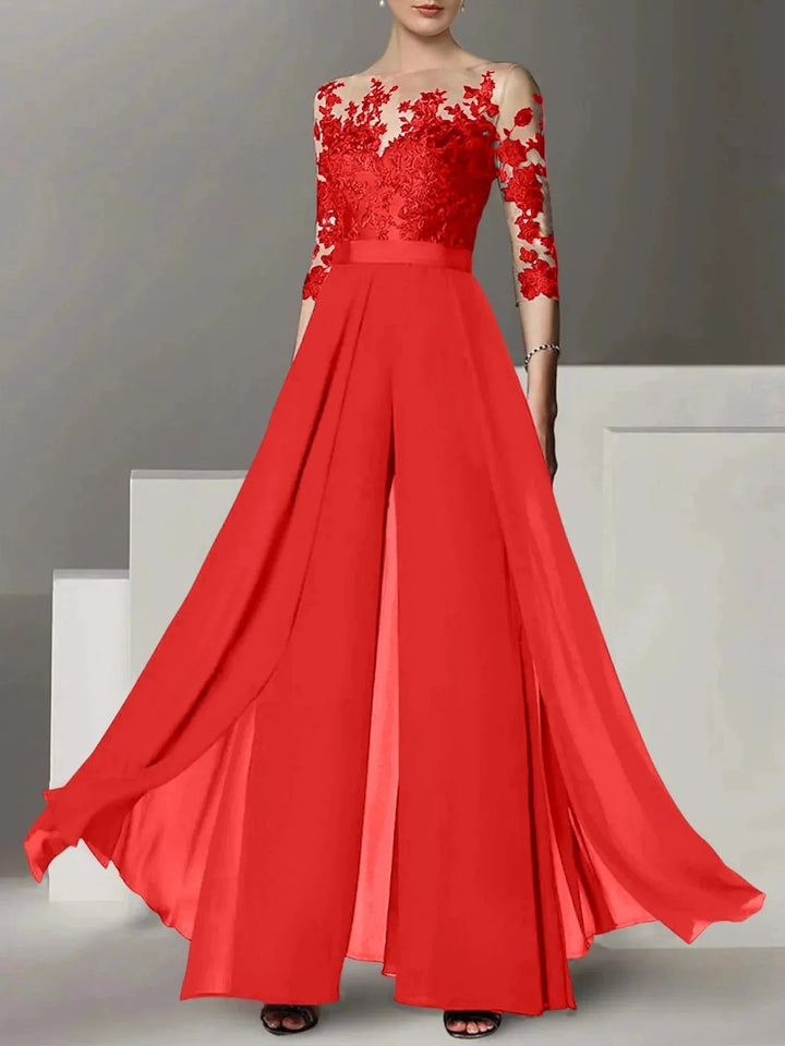 A-Line/Princess Mother of the Bride Dresses with Applique by Dreamylily